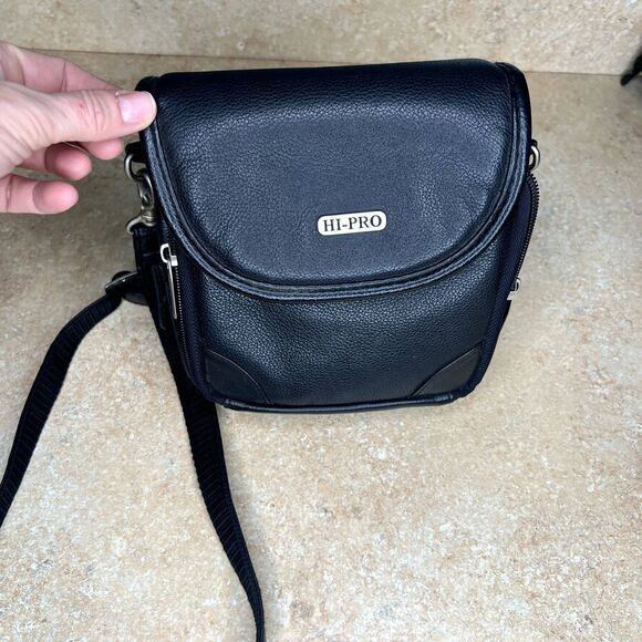 Hi-Pro Camera Lens Crossbody Bag Black - Picture 2 of 14